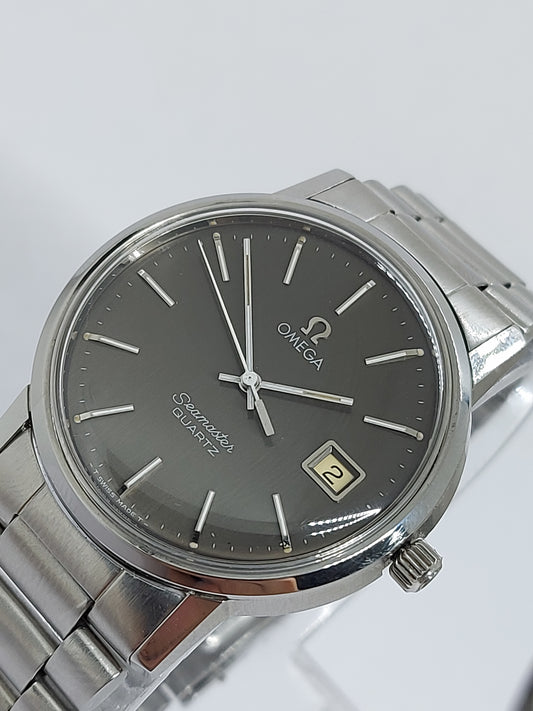 Vintage 1977 Omega Seamaster Quartz 1342 - 196.0113 Men's Watch Swiss.