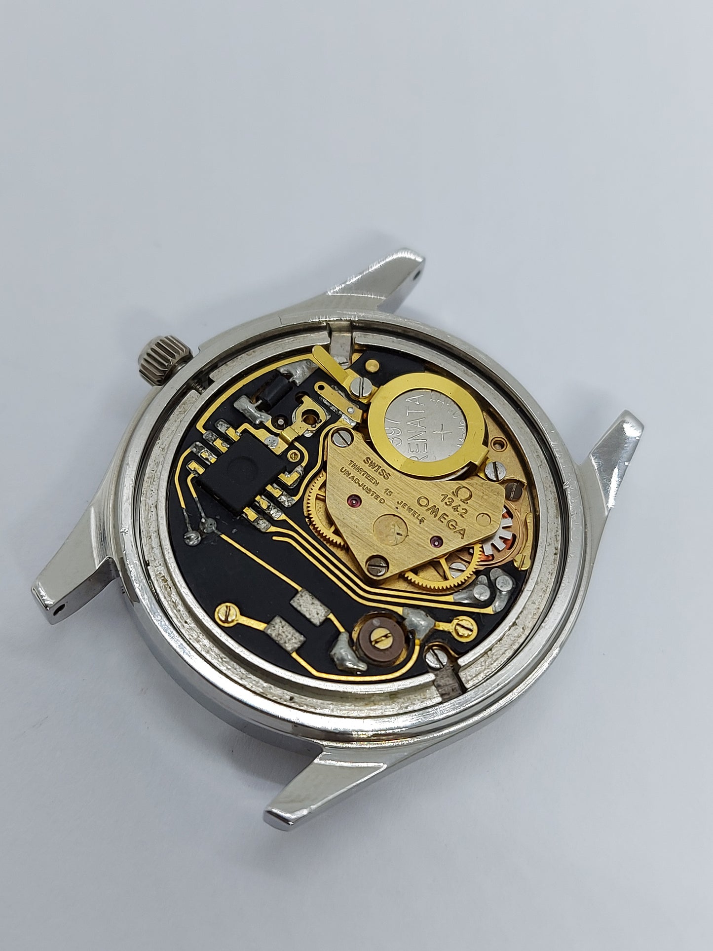 Vintage 1970 Omega Seamaster Quartz 1342 - 196.0190 Swiss Made Men's watch.