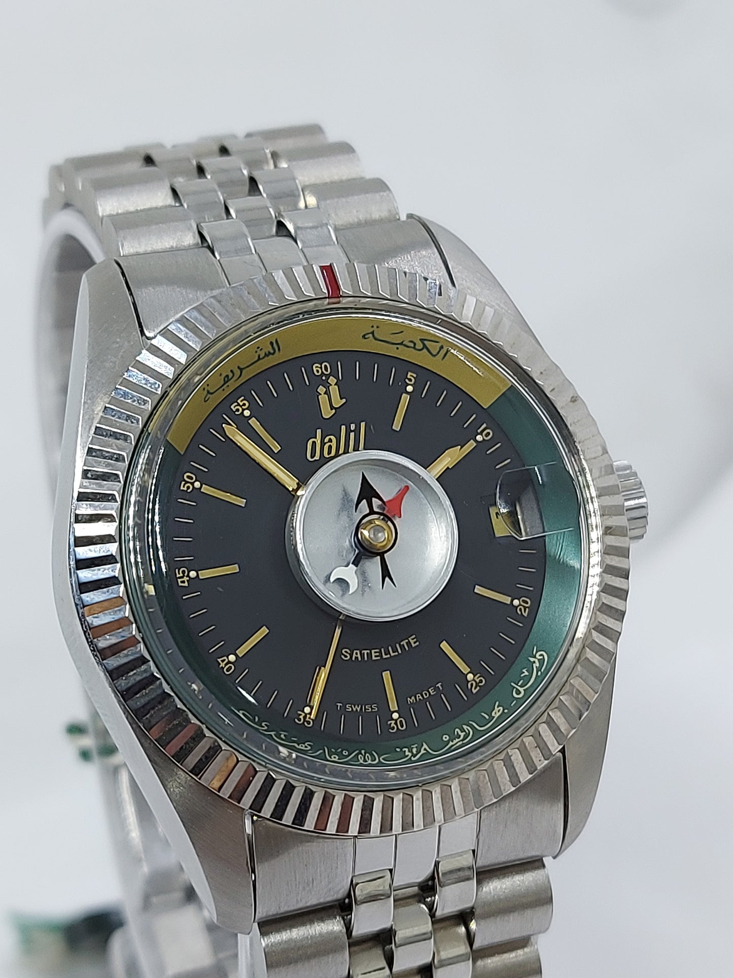 NOS Dalil Islamic Compass Automatic Watch – 1980 Edition